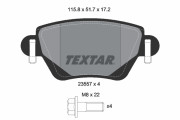 89007100 Souprava brzd, kotoučová brzda BrakeBox, Pad and Disc Kit TEXTAR