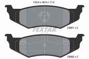 2356102 Sada brzdových destiček, kotoučová brzda epad TEXTAR