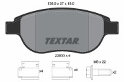 89007600 Souprava brzd, kotoučová brzda BrakeBox, Pad and Disc Kit TEXTAR