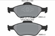 89007700 Souprava brzd, kotoučová brzda BrakeBox, Pad and Disc Kit TEXTAR