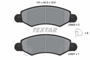 2360501 Sada brzdových destiček, kotoučová brzda epad TEXTAR