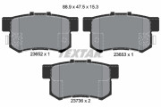 2365201 Sada brzdových destiček, kotoučová brzda epad TEXTAR