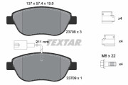 89016300 Souprava brzd, kotoučová brzda BrakeBox, Pad and Disc Kit TEXTAR