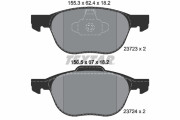 2372301 Sada brzdových destiček, kotoučová brzda epad TEXTAR