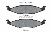 2374001 Sada brzdových destiček, kotoučová brzda TEXTAR