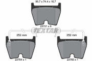 2375101 Sada brzdových destiček, kotoučová brzda epad TEXTAR