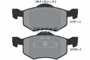 2378701 Sada brzdových destiček, kotoučová brzda epad TEXTAR