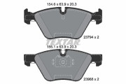 2379401 Sada brzdových destiček, kotoučová brzda epad TEXTAR