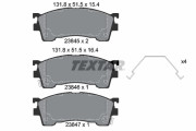 2384504 Sada brzdových destiček, kotoučová brzda epad TEXTAR