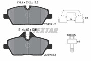 2391508 Sada brzdových destiček, kotoučová brzda epad TEXTAR