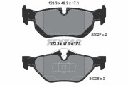 2392701 Sada brzdových destiček, kotoučová brzda epad TEXTAR