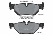 2392781 Sada brzdových destiček, kotoučová brzda Lightweight Technology TEXTAR
