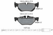 2392707 Sada brzdových destiček, kotoučová brzda epad TEXTAR