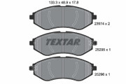 2397406 Sada brzdových destiček, kotoučová brzda epad TEXTAR