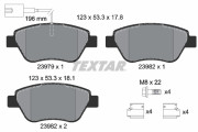 2397901 Sada brzdových destiček, kotoučová brzda epad TEXTAR