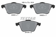 2400201 Sada brzdových destiček, kotoučová brzda epad TEXTAR