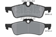 2404381 Sada brzdových destiček, kotoučová brzda Lightweight Technology TEXTAR