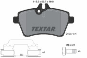 89017500 Souprava brzd, kotoučová brzda BrakeBox, Pad and Disc Kit TEXTAR