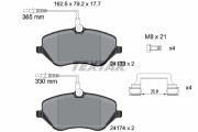 89008600 Souprava brzd, kotoučová brzda BrakeBox, Pad and Disc Kit TEXTAR
