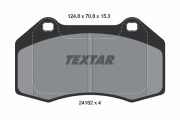 2416201 Sada brzdových destiček, kotoučová brzda epad TEXTAR
