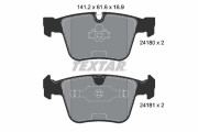 2418001 Sada brzdových destiček, kotoučová brzda epad TEXTAR
