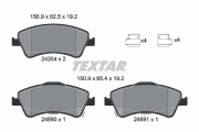 2420401 Sada brzdových destiček, kotoučová brzda TEXTAR