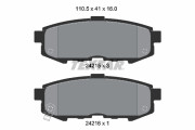 2421501 Sada brzdových destiček, kotoučová brzda TEXTAR