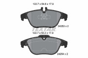 2425301 Sada brzdových destiček, kotoučová brzda epad TEXTAR