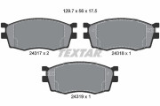 2431701 Sada brzdových destiček, kotoučová brzda epad TEXTAR