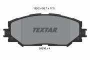 2433601 Sada brzdových destiček, kotoučová brzda TEXTAR