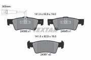 2436801 Sada brzdových destiček, kotoučová brzda epad TEXTAR