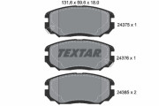 2437501 Sada brzdových destiček, kotoučová brzda epad TEXTAR