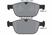 2439901 Sada brzdových destiček, kotoučová brzda epad TEXTAR