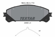 2445201 Sada brzdových destiček, kotoučová brzda TEXTAR