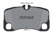 2445401 Sada brzdových destiček, kotoučová brzda TEXTAR