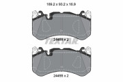 2445505 Sada brzdových destiček, kotoučová brzda epad TEXTAR
