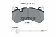 2445501 Sada brzdových destiček, kotoučová brzda TEXTAR