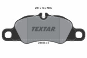 2445901 Sada brzdových destiček, kotoučová brzda TEXTAR