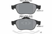 2453601 Sada brzdových destiček, kotoučová brzda epad TEXTAR