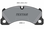 2455301 Sada brzdových destiček, kotoučová brzda TEXTAR