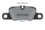 2455402 Sada brzdových destiček, kotoučová brzda TEXTAR