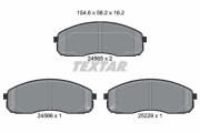 2456501 Sada brzdových destiček, kotoučová brzda epad TEXTAR