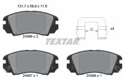 2458601 Sada brzdových destiček, kotoučová brzda epad TEXTAR