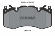 2465901 Sada brzdových destiček, kotoučová brzda TEXTAR
