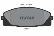 2468001 Sada brzdových destiček, kotoučová brzda TEXTAR