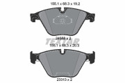 2468881 Sada brzdových destiček, kotoučová brzda Lightweight Technology TEXTAR