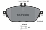 2486901 Sada brzdových destiček, kotoučová brzda epad TEXTAR