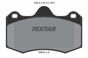 2497401 Sada brzdových destiček, kotoučová brzda epad TEXTAR