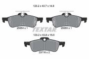 2505401 Sada brzdových destiček, kotoučová brzda epad TEXTAR