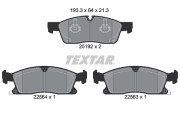 2519207 Sada brzdových destiček, kotoučová brzda epad TEXTAR